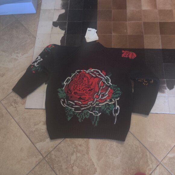 Valentino wool sweater size S New Oversized $3800 - Picture 2 of 5